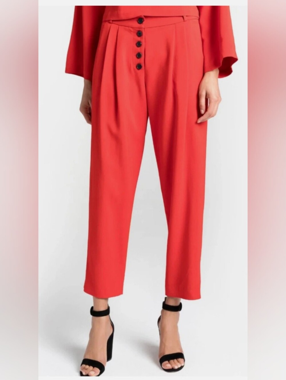 A.L.C. Russel Cropped Red Pants